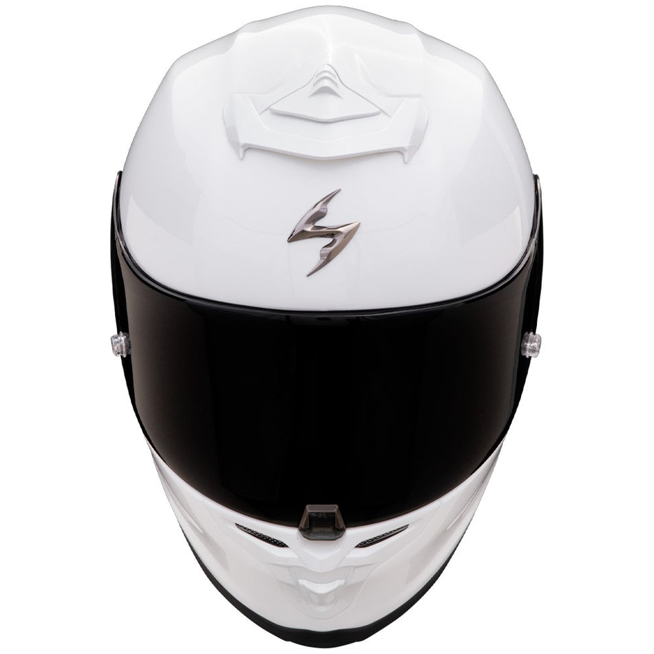 Casco Moto Integrale Scorpion EXO-R1 EVO II AIR SOLID Bianco perla