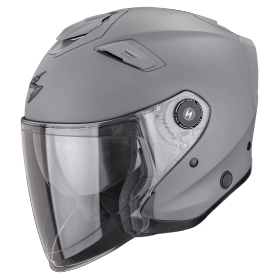 Casco Jet Scorpion Exo-GT In Carbonio Gricemento gio opaco