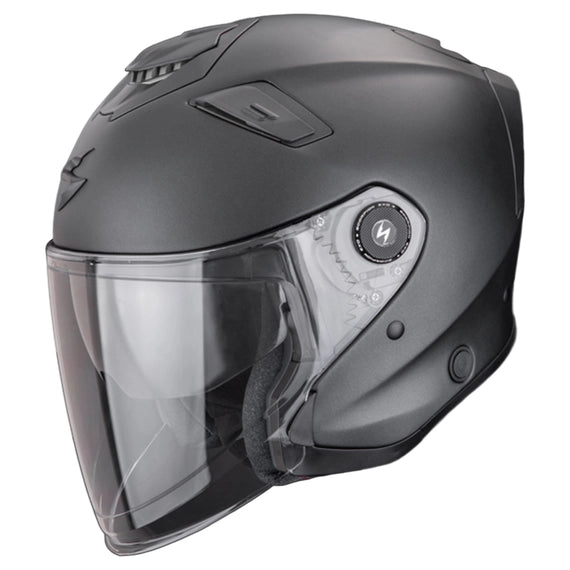 Casco Jet Scorpion Exo-GT In Carbonio Nero perla opaco