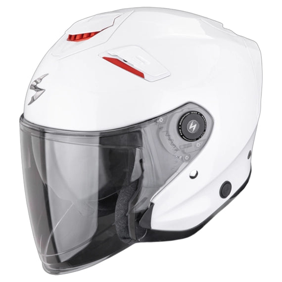 Casco Jet Scorpion Exo-GT In Carbonio Bianco Perla