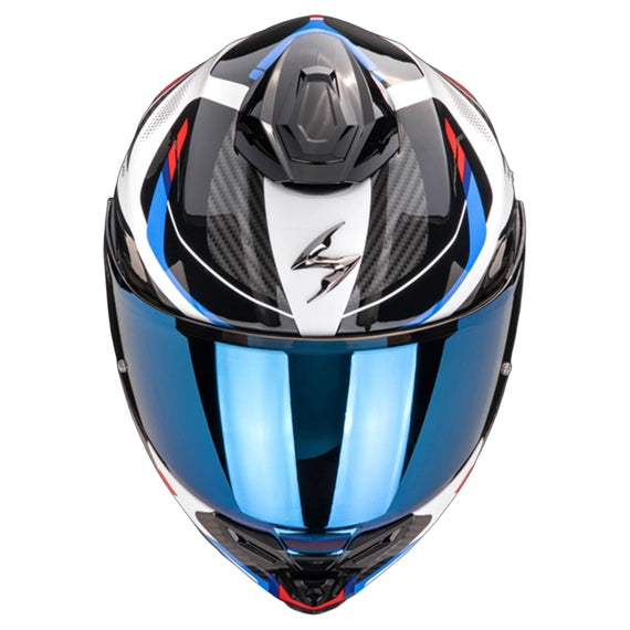 Casco Integrale Scorpion Exo-1500 Air Sleek bianco/rosso/blu