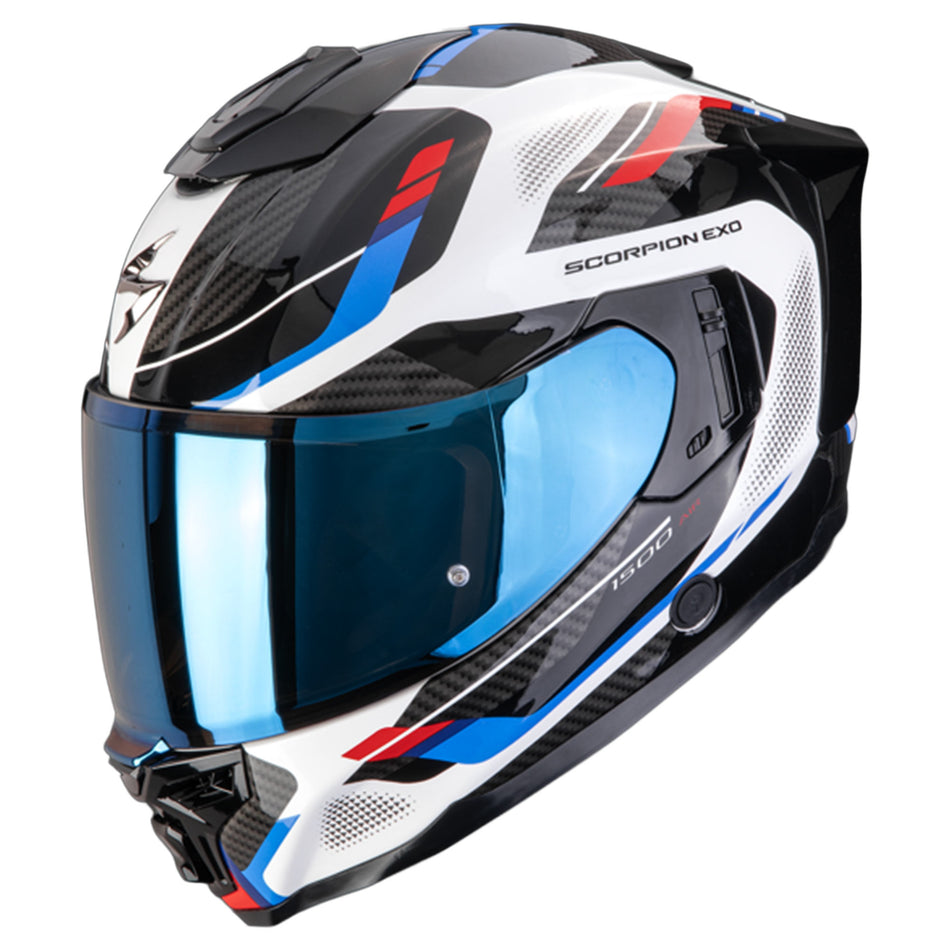 Casco Integrale Scorpion Exo-1500 Air Sleek bianco/rosso/blu