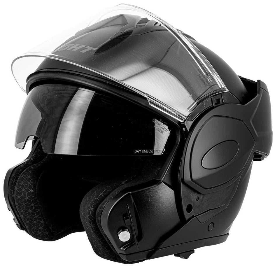 Eight - Casco modulare FlipTech Nero Opaco