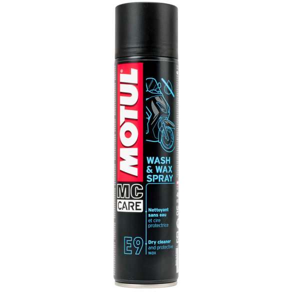 Motul E9 Wash&Wax Spray Pulitore a secco Spray universale moto scooter