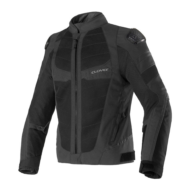 Giacca Moto Clover estiva Uomo RAINJET 3 WP Nero