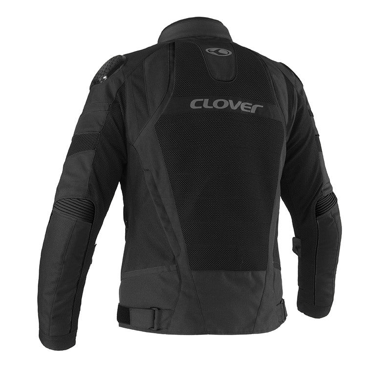 Giacca Moto Clover estiva Uomo RAINJET 3 WP Nero