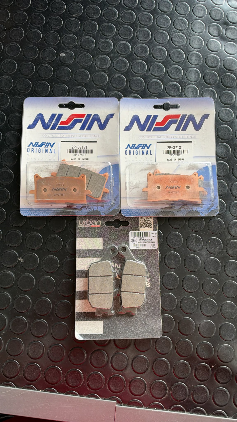 Pastiglie Freno Nissin e braking sintetizzate anteriori e posteriori