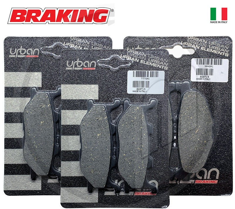 Kit pastiglie freno BRAKING YAMAHA T-MAX 500 2004 >2007 ANT+POST