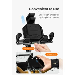 Supporto per telefono LOBOO PH06 (per manubri da 22/25/28/32 mm)