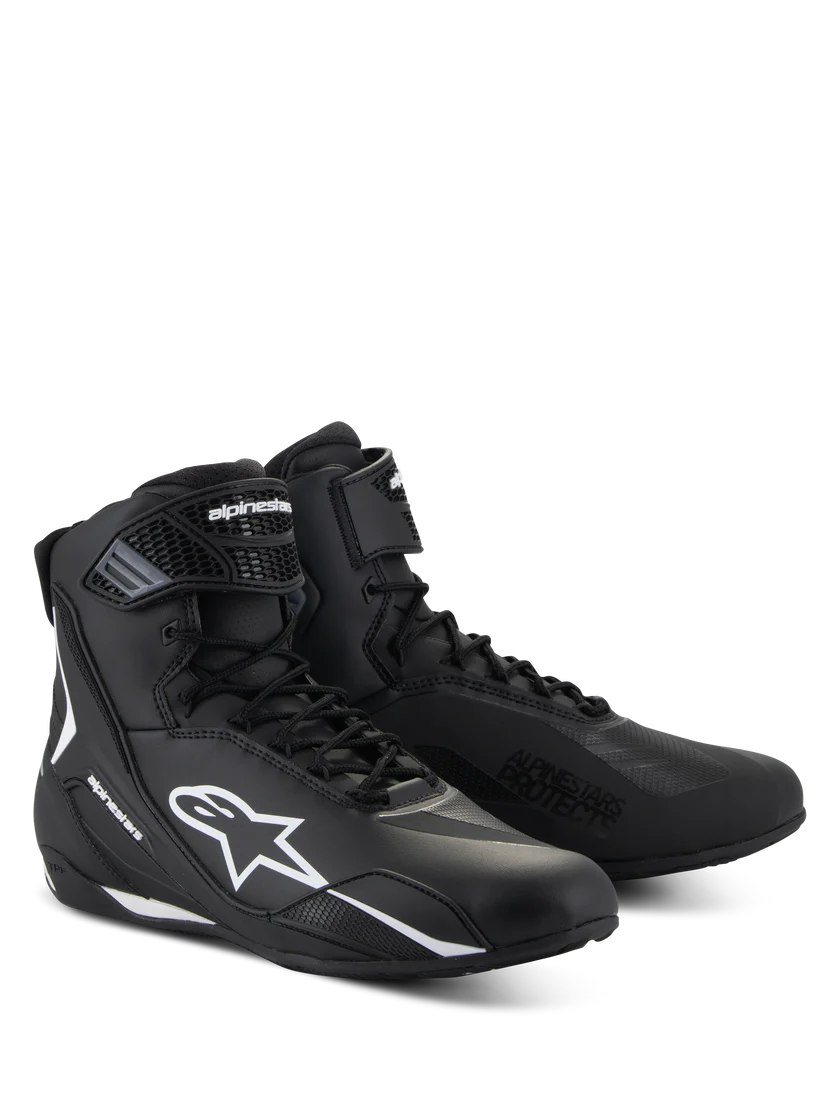 Scarpe moto Alpinestars Faster 4 Nero Bianco
