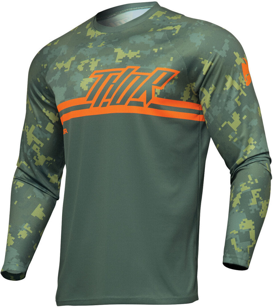 Maglia Cross Motocross Thor Sector Digi Camo Maglia Motocross