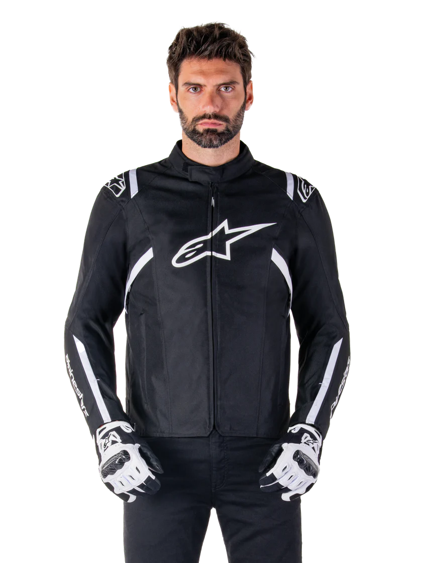 Giacca in tessuto Impermeabile Alpinestars T-SPS V2 Nero/Bianco