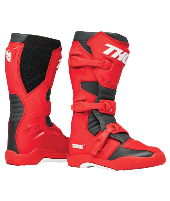 Stivali Blitz XR MX Thor Rosso