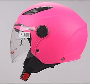Casco Bambino Con Visiera Jf710 Baby Rosa Opaco