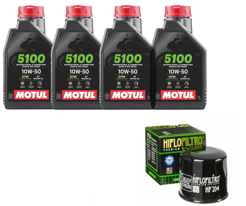 KIT TAGLIANDO X-ADV 750 2020 4lt MOTUL 5100 10W30 + F.OLIO HF204