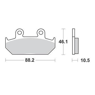 Freni anteriori HONDA NX DOMINATOR 650/TRANSALP 600/VT C SHADOW 600