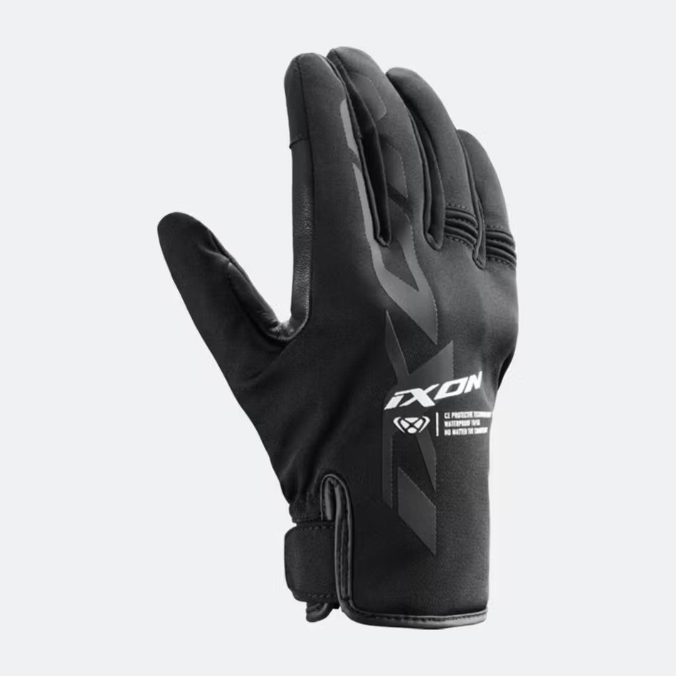 Guanti Moto Ixon LS Tessuto/Pelle Win Pro Cain 2 Donna Nero Bianco