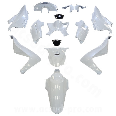 KIT CARENE 13 PEZZI CARENA HONDA SH125 / 150CC 2017-2019 BIANCO LUCIDO