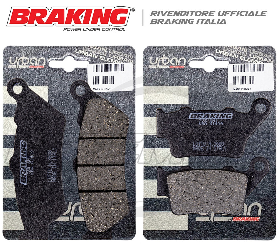 Pastiglie KTM 690 Enduro R 2021 > 2024 (Kit Anteriori + Post. BRAKING)