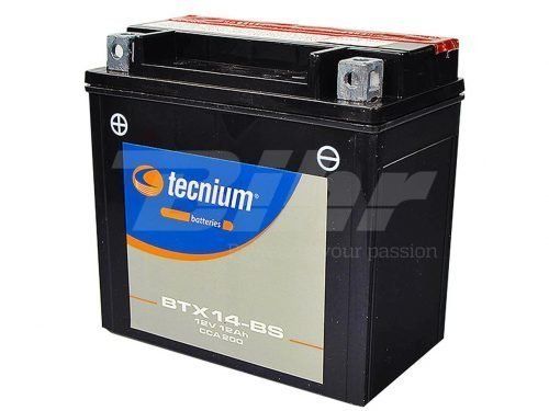 Batteria moto scooter Tecnium BTX14-BS 12V 12 AH=YTX14-BS
