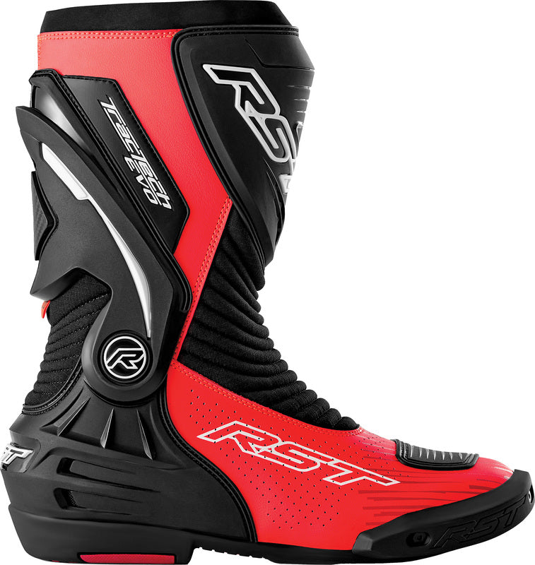 Stivali RST TracTech Evo D3O - Nero/Rosso Fluorescente