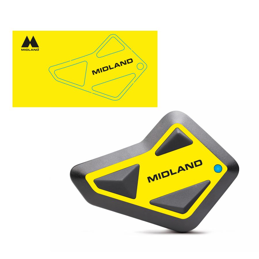 Adesivo Midland Style Cover Yellow Horizon Per Interfoni della Linea BT MINI (1 pz)