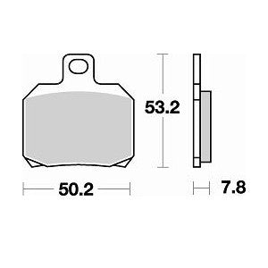 Pastiglie freno anteriore o posteriore BRAKING 828sm1