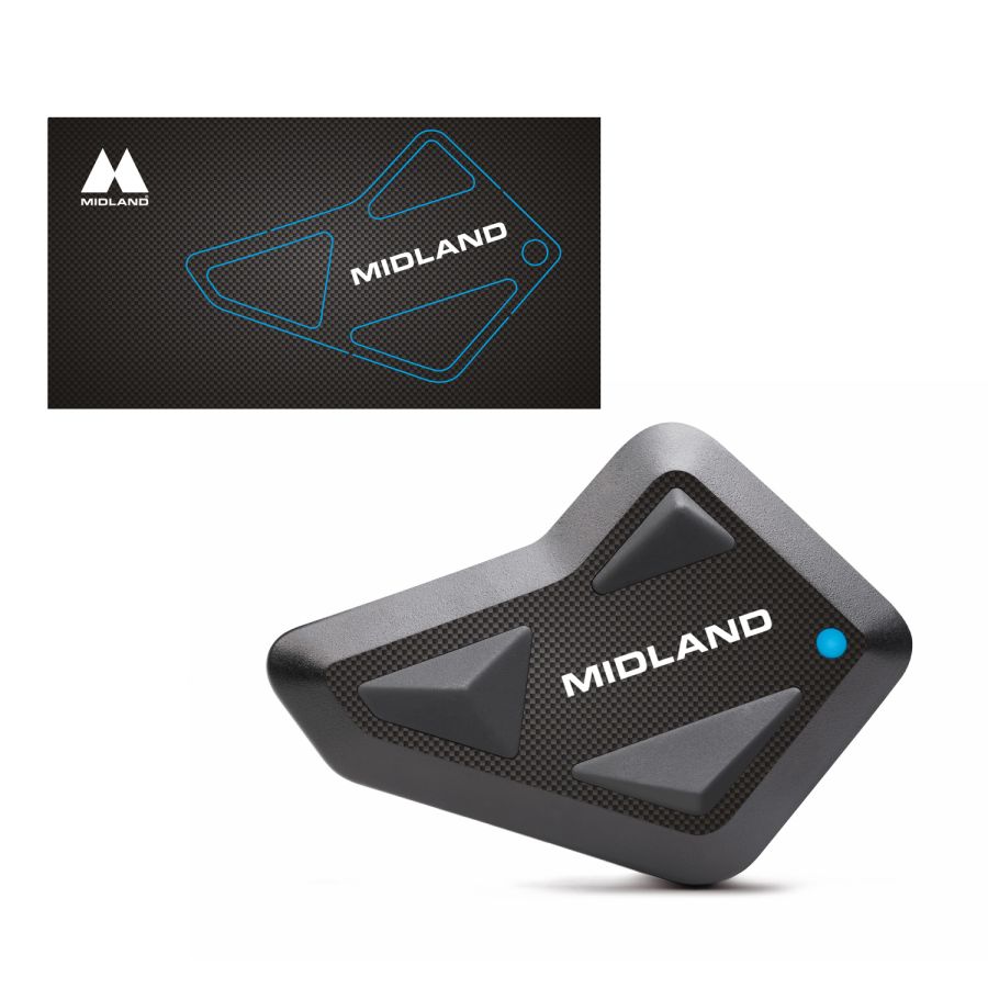 Adesivo Midland Style Cover Carbon fiber Per Interfoni della Linea BT MINI (1 pz)