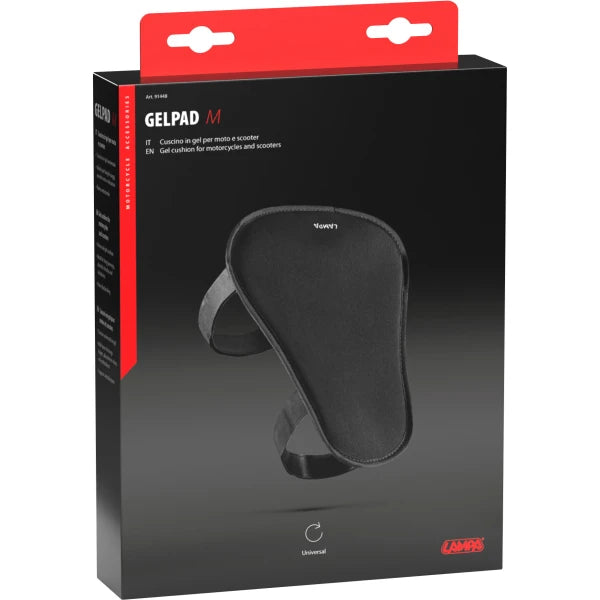 GelPad, cuscino in gel per moto e scooter – M – 27×22 cm