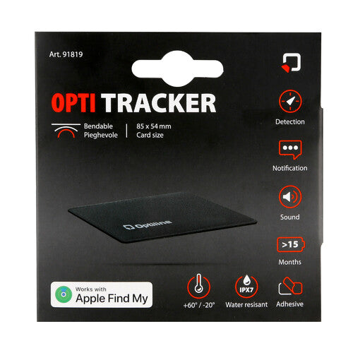 91819 Opti Tracker Flex, Localizzatore Pieghevole Ultra-Sottile Adesivo