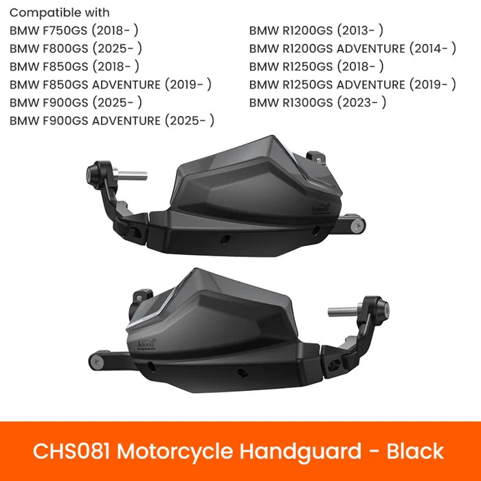 Paramani moto LOBOO CHS081BK per BMW GS Handguard
