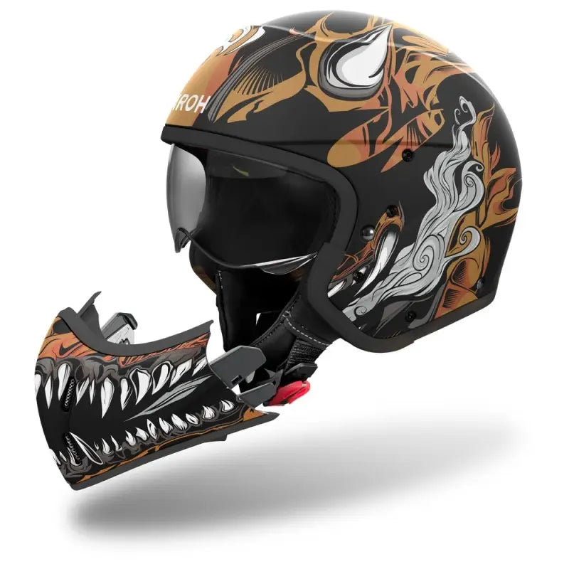 Casco Crossover Airoh J 110 Oni Lucido