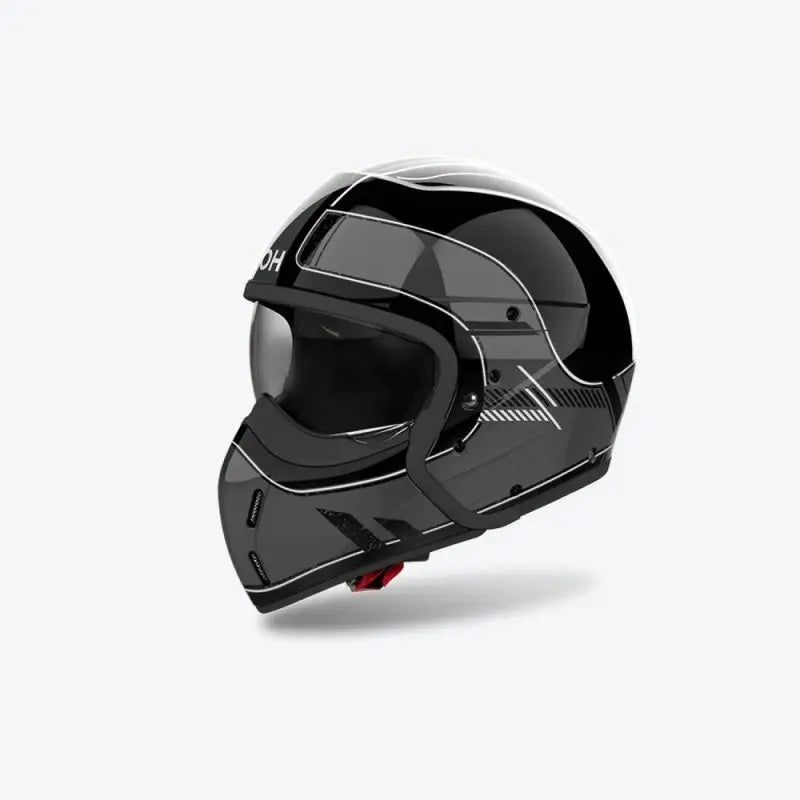 Casco Crossover Airoh J 110 Raster Grigio Scuro Lucido