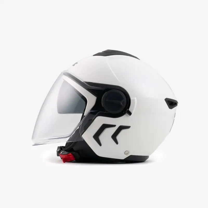 Casco Demi Jet Blauer DJ-01 Monochrome Bianco