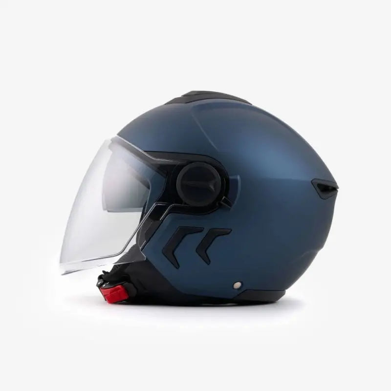 Casco Demi Jet Blauer DJ-01 Monochrome Blu Opaco