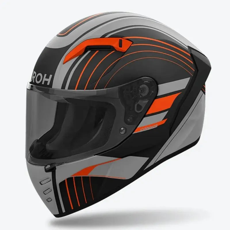 Casco Integrale Airoh CNA32 Connor Achieve Arancione Opaco