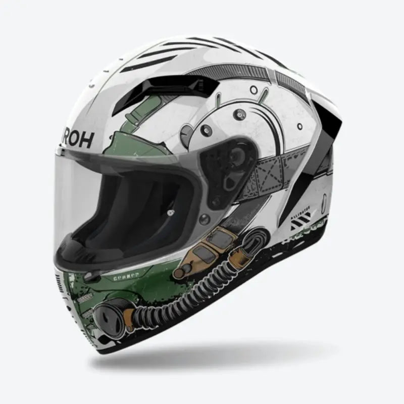Casco Integrale Airoh CNAL17 Connor Alligator Lucido