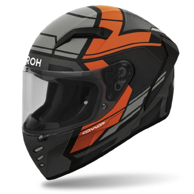 Casco Integrale Airoh CNE32 Connor Ego Arancione Opaco