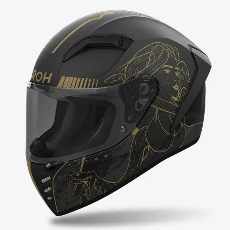 Casco Integrale Airoh Connor CNTIT35 Titan TITANIO Opaco