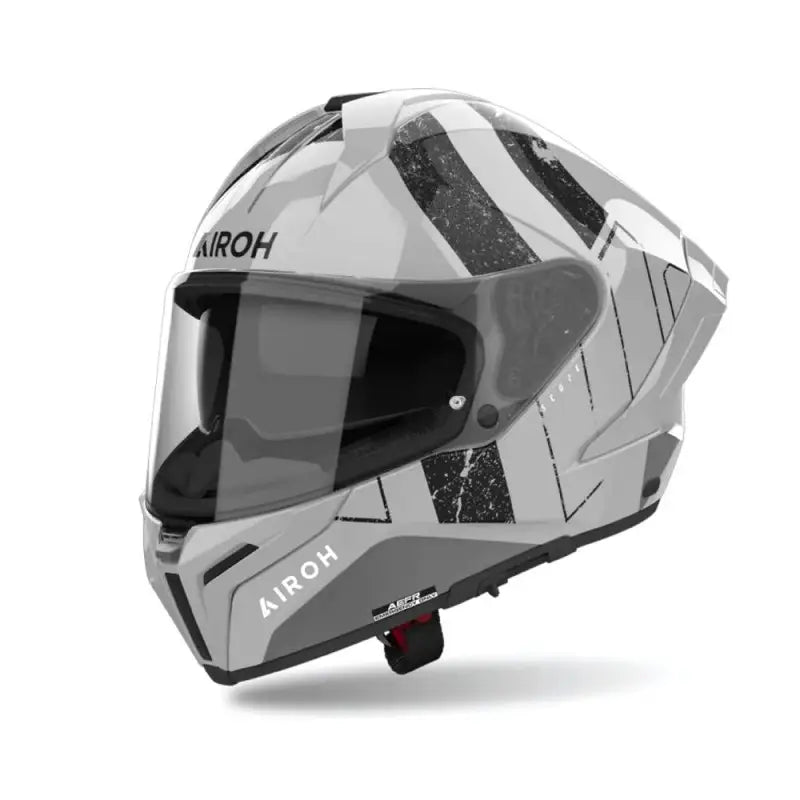 Casco Integrale Airoh Matryx Scope  Grigio Chiaro Lucido