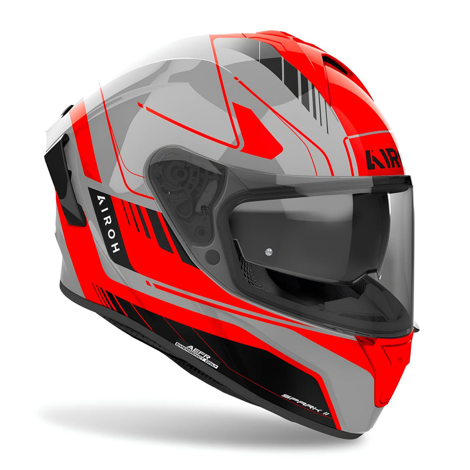 Casco Integrale Airoh Spark 2 Chrono Arancione Lucido
