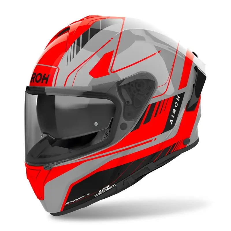 Casco Integrale Airoh Spark 2 Chrono Arancione Lucido