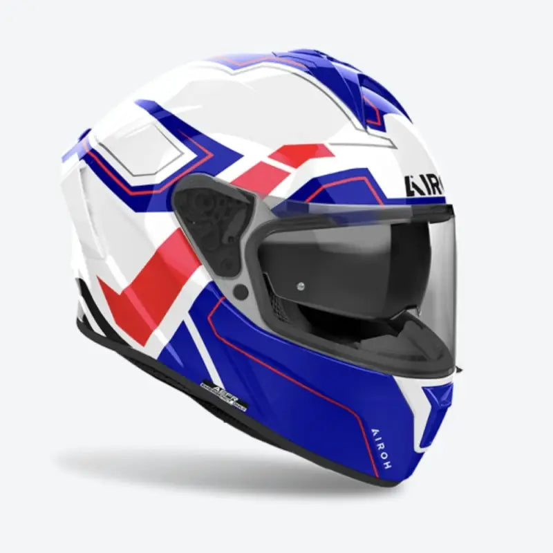 Casco Integrale Airoh Spark 2 Dart Blu Rosso Lucido