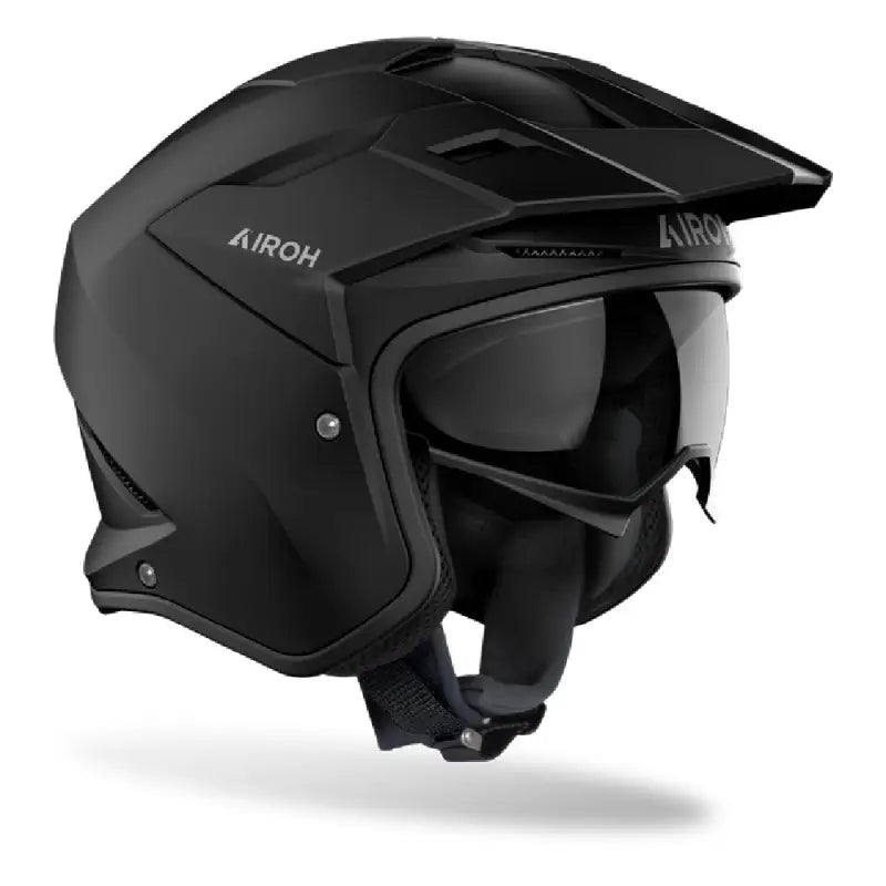 Casco Jet Airoh Kombakt Color Nero Opaco
