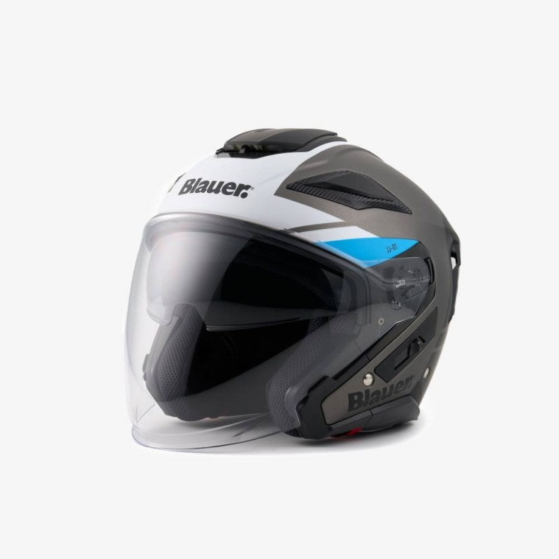 Casco Jet Blauer JJ-01 Titanio Opaco