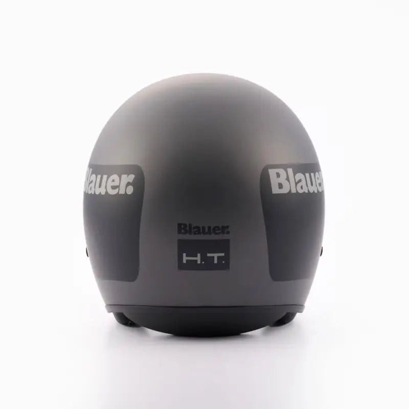 Casco Jet Blauer Pilot 06 Go Grafica Titanio Nero Opaco