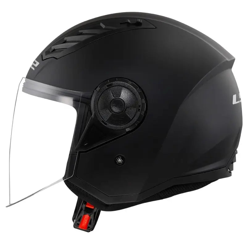 Casco Jet Ls2 OF616 Airflow 2 Solid Nero Opaco