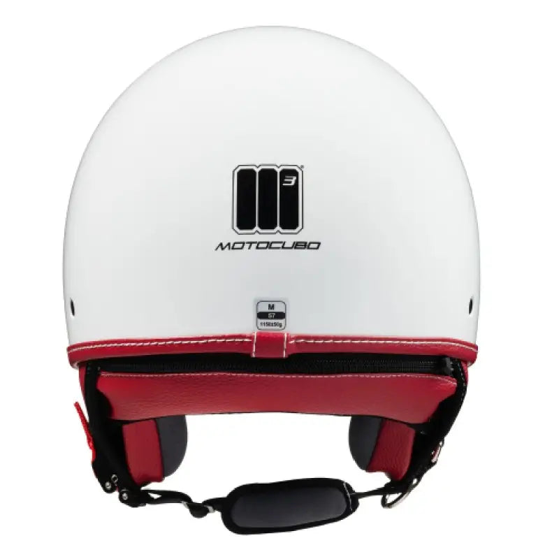 Casco Jet Motocubo 717 Beetle Bianco