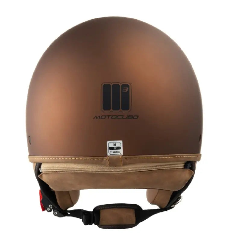 Casco Jet Motocubo 717 Beetle Tobacco