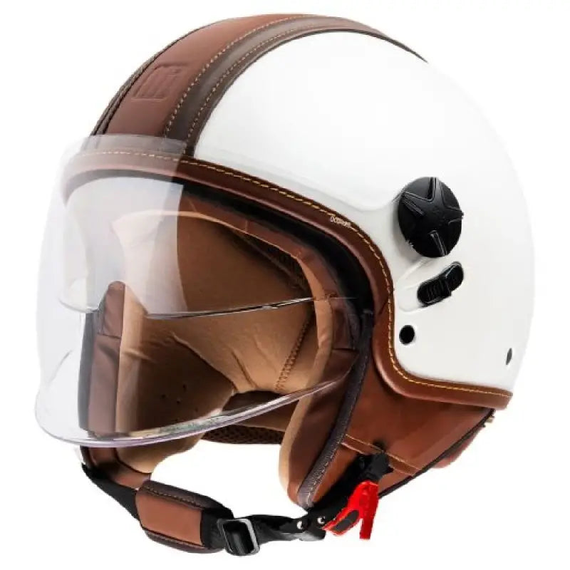 Casco Jet Motocubo 727 Top Cube Bianco Perla